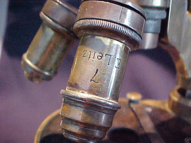 1893 E. LEITZ Brass Microscope