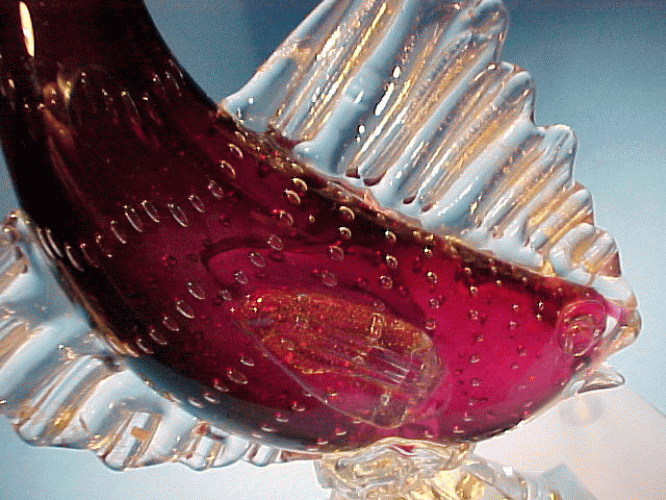 Archimede Seguso Murano Glass Fish