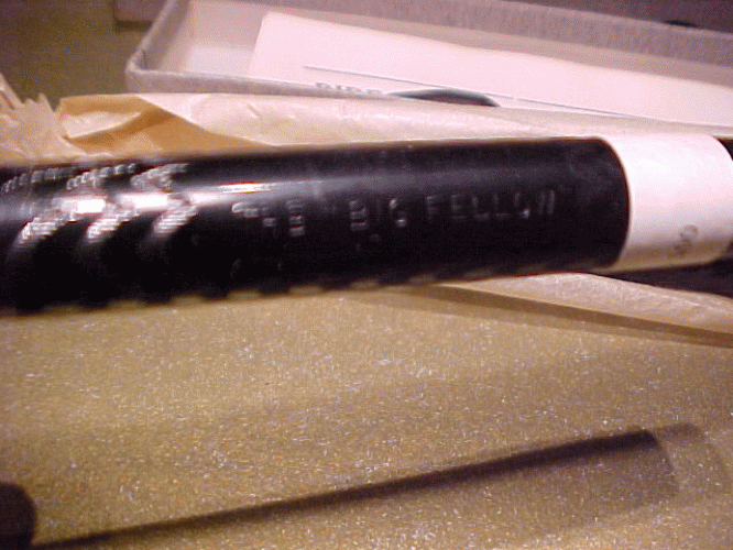 Circa 1911 ” THE BIG FELLOW ”  Guilloche  Eyedropper Fountain Pen  MINT IN BOX