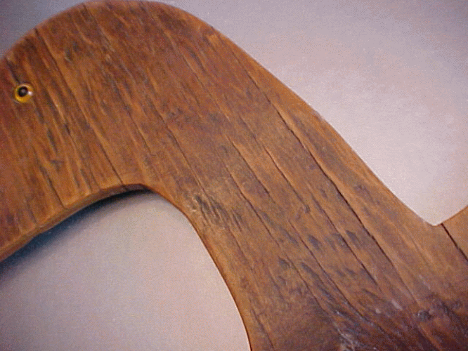 Antique Flat Wood Board  Canada Goose Decoy