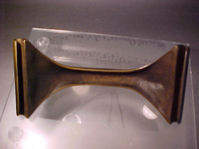 M MIGNEAUX   Bronze  Art  Nouveau  Blotter  Handle