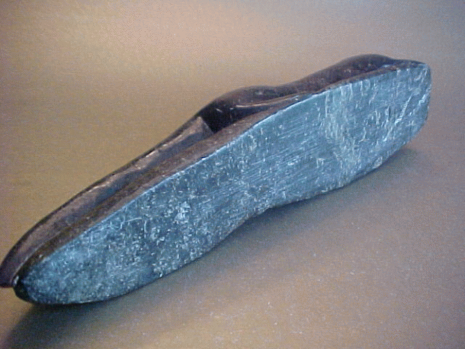 Superb Mink  Stone  Inuit  Carving