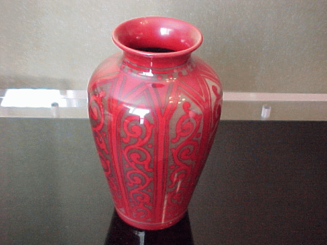 SUPERB BERNARD MOORE FLAMBE  Art Nouveau Vase   Circa 1900 - 1905