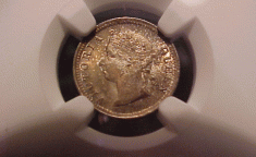 1889 Hong Hong 5 Cents
